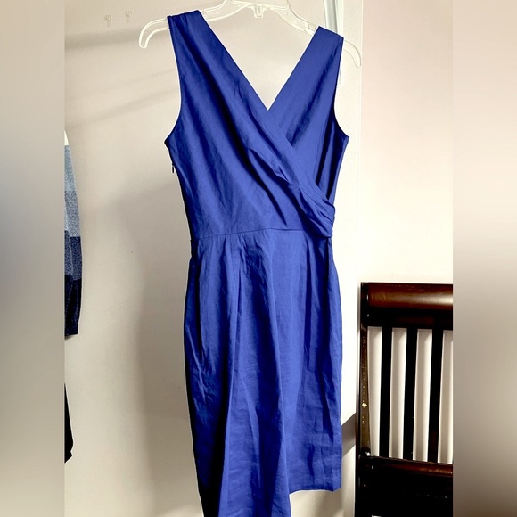 DKNY Women’s Sleeveless Dress, Size 0, Cobalt Blue - Picture 3 of 4